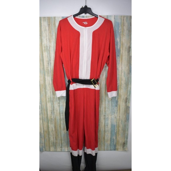 Joe Boxer Other - Joe Boxer Men's Size L Santa Clause Costume Christmas One-Piece Union Jumper